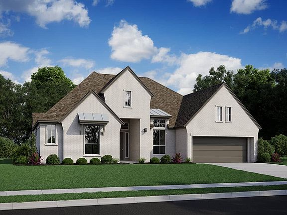 Benbrook Elevation D Painted Brick