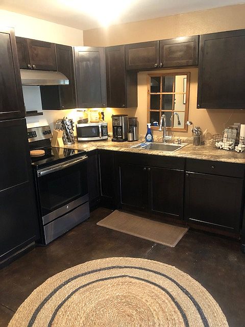 Kitchen. Please note, floors are being lightened in color!