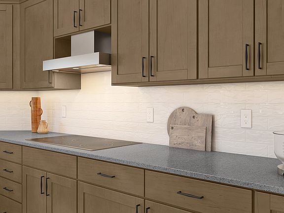 Gorgeous backsplash in kitchen