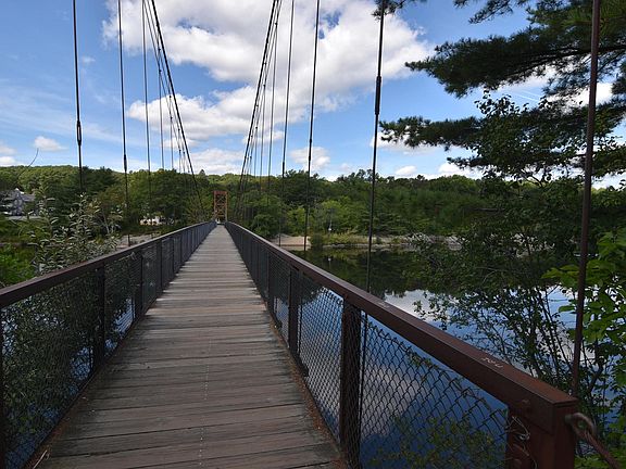 Walk across the Androscoggin River