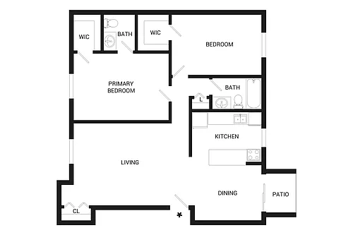Floor plan Facade