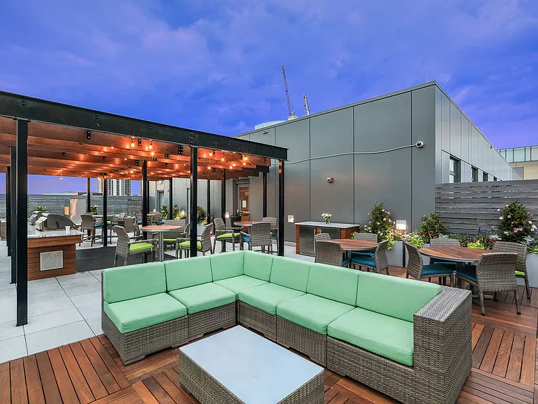A rooftop oasis in the middle of it all