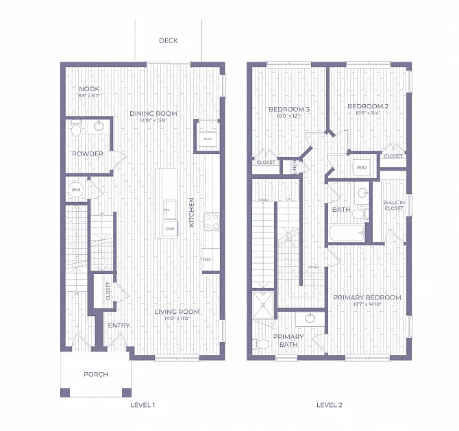 Floor plan TC1 | 3 Bed | 2.5 Bath