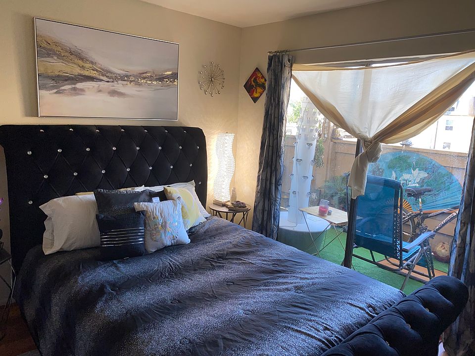 Bedroom with patio access