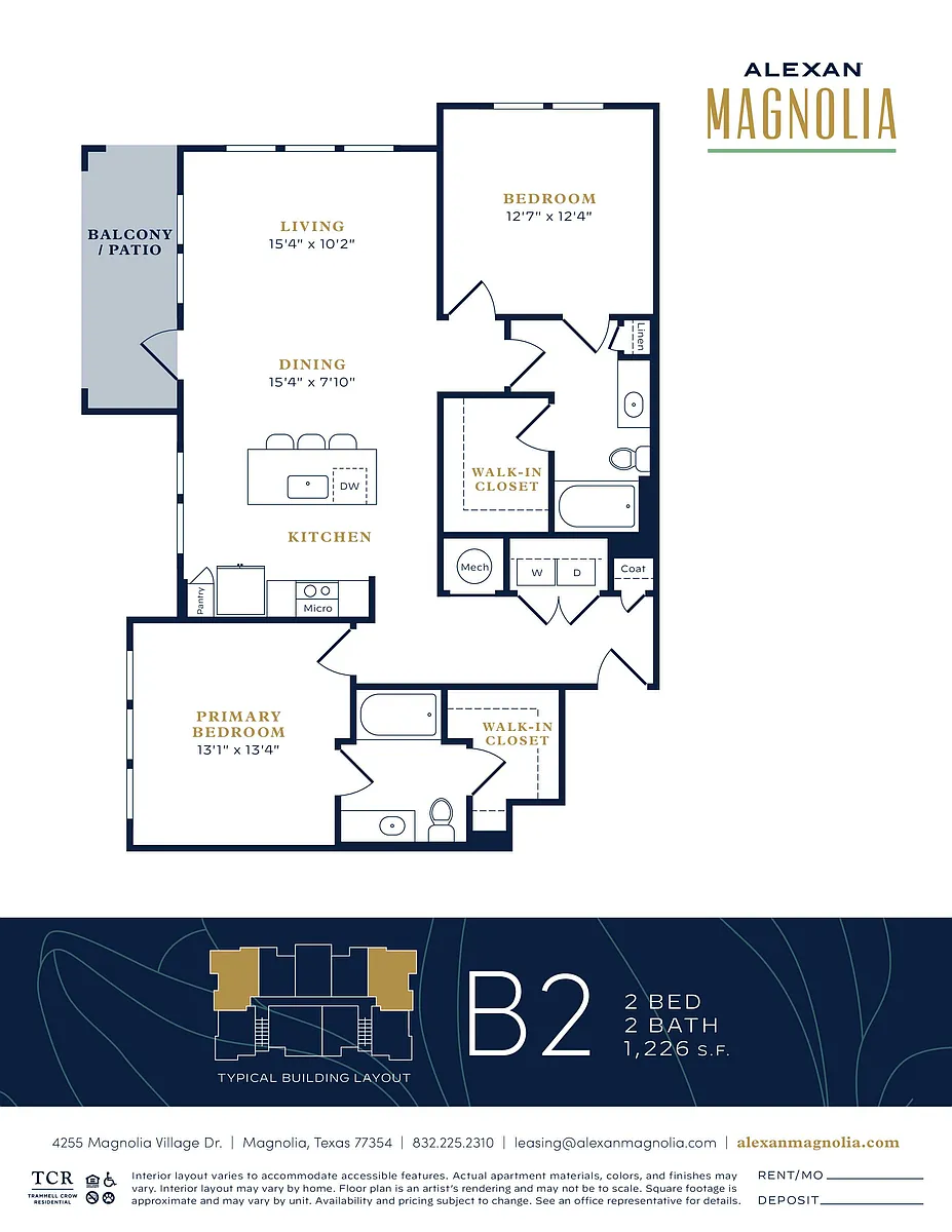 Floor plan B2