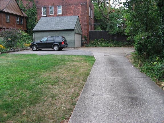 Off-street parking behind unit