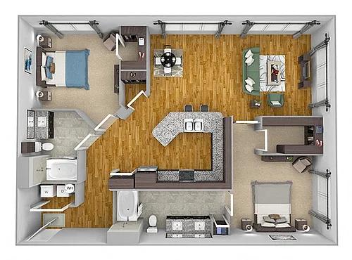 Floor plan B6