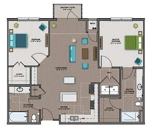 Floor plan DYSON