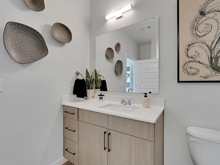Bathroom options with thoughtful details