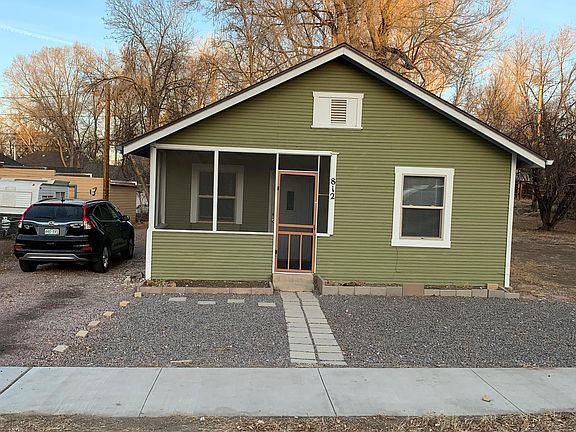 Front view with parking