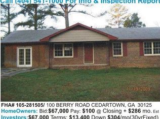 100 Berry Rd, Cedartown, GA 30125