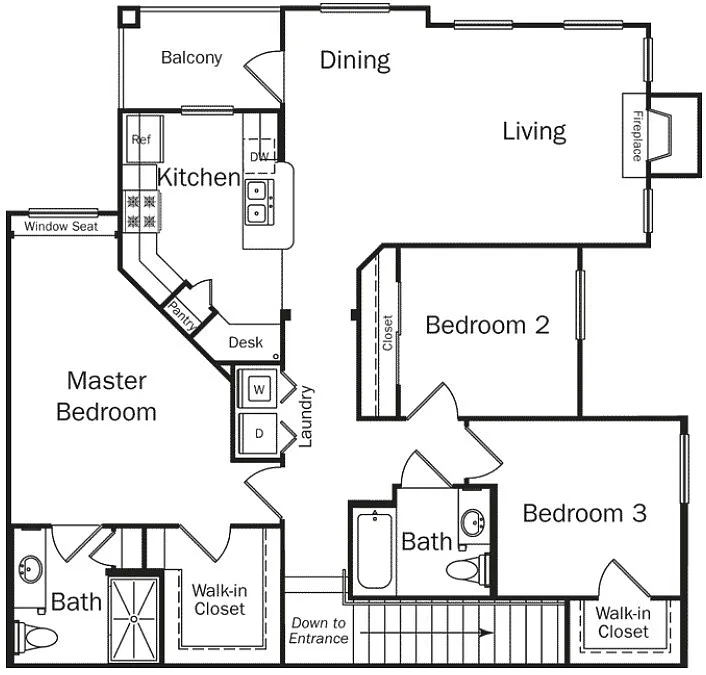 Floor plan Toulouse