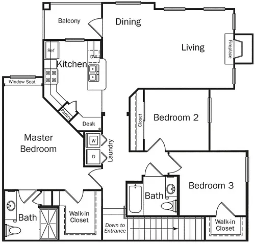 Floor plan Toulouse