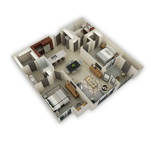 Floor plan B3