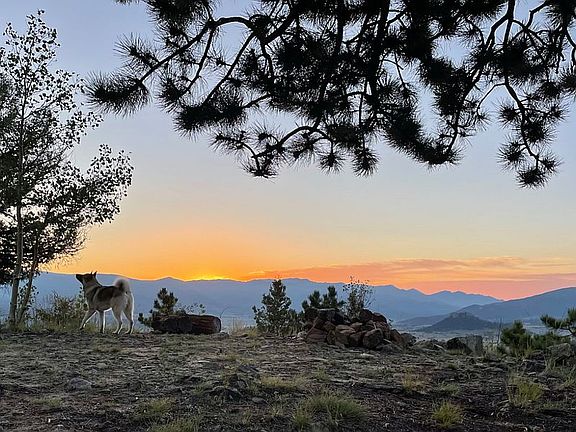 Sunrise from tent area