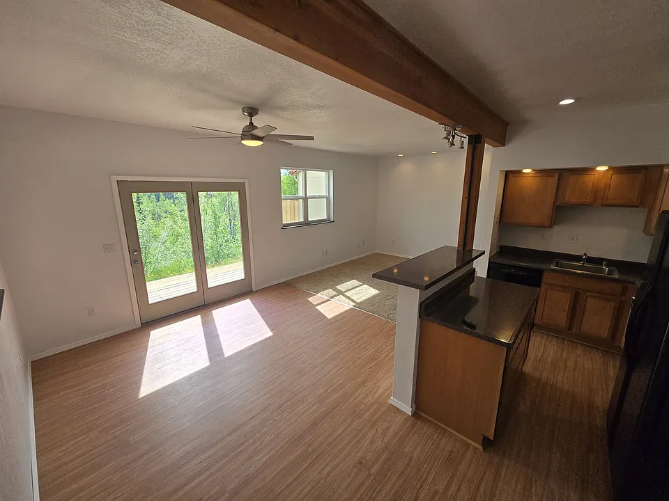 Downstairs living area