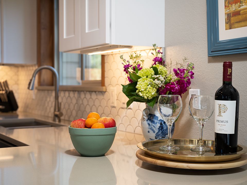 Kitchen with under counter lighting