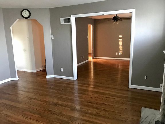 Living room, looking into dining room.