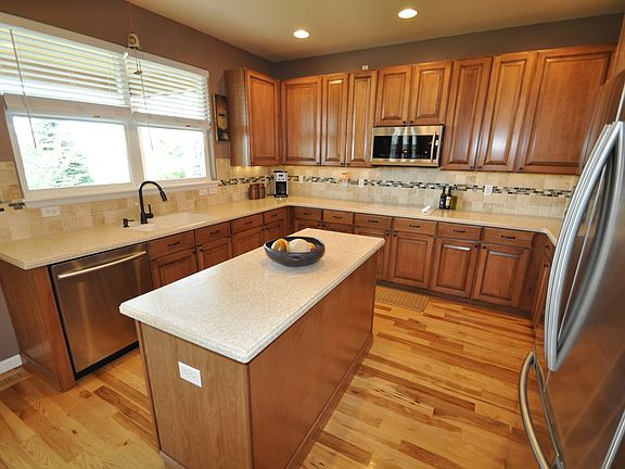 Close up view of the kitchen