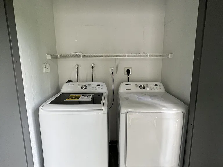 Laundry room closet