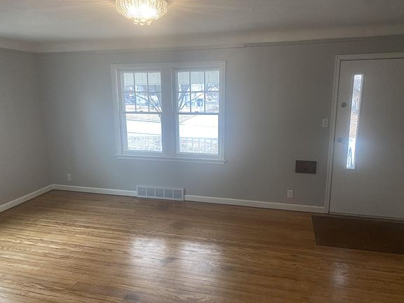 Living room and front door