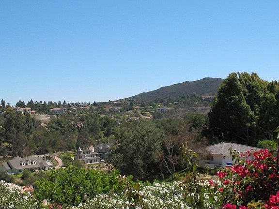 View from large entertainment deck
