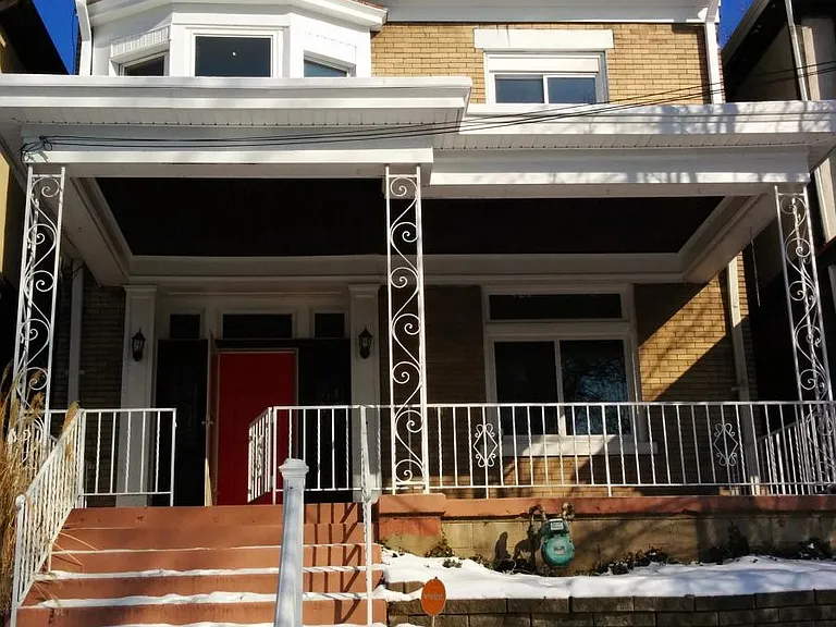 front of the house