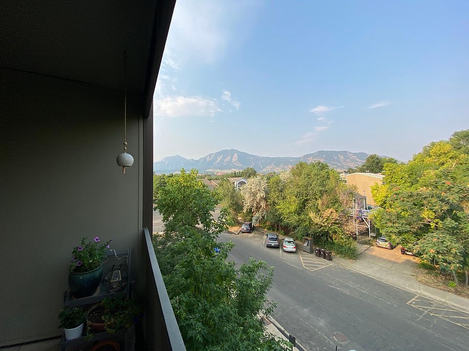 Balcony Flatirons View