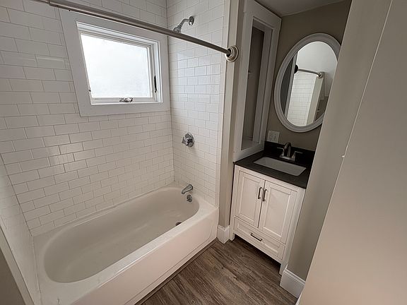 Bathroom, 2 closet cubby areas for storage