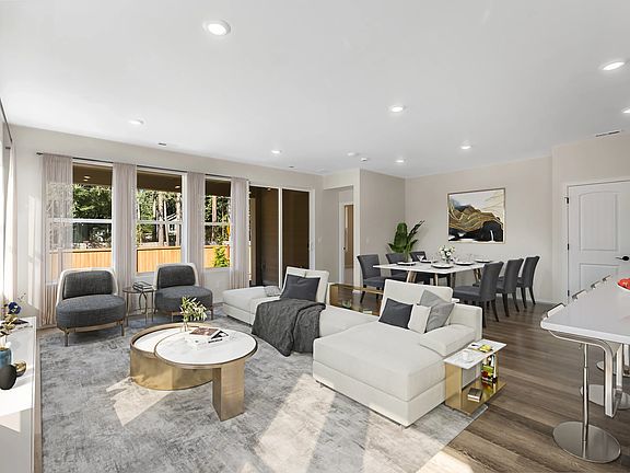 Virtually Staged Great Room of Homesite 2