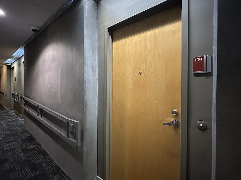 Entrance from hallway.