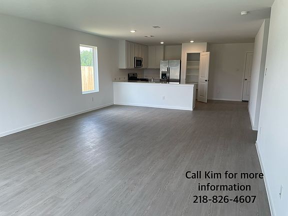 Open concept kitchen and living space