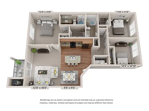 Floor plan The Vail