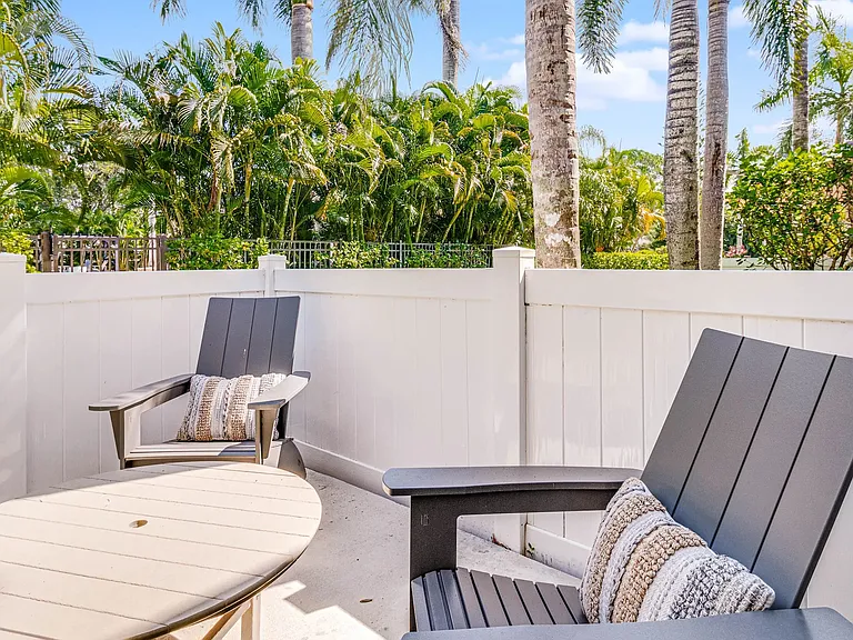 Experience fresh air in your own private retreat steps from your front door.