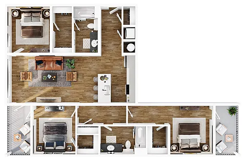 Floor plan Quartz-3A
