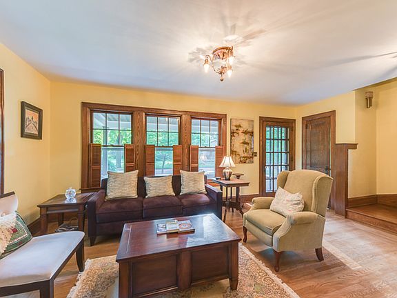 Formal living room provides a comfortable place to chat! 