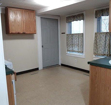 Eat in Kitchen has 2 southern facing windows and 2 bright new LED ceiling lights!