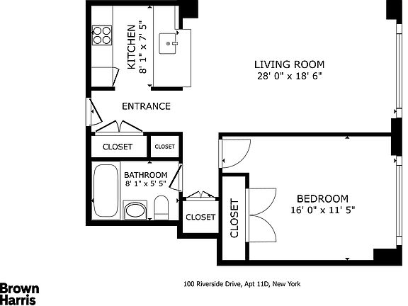 2nd image of 100 Riverside Blvd APT 11D