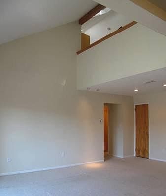 Living room Cathedral ceilings