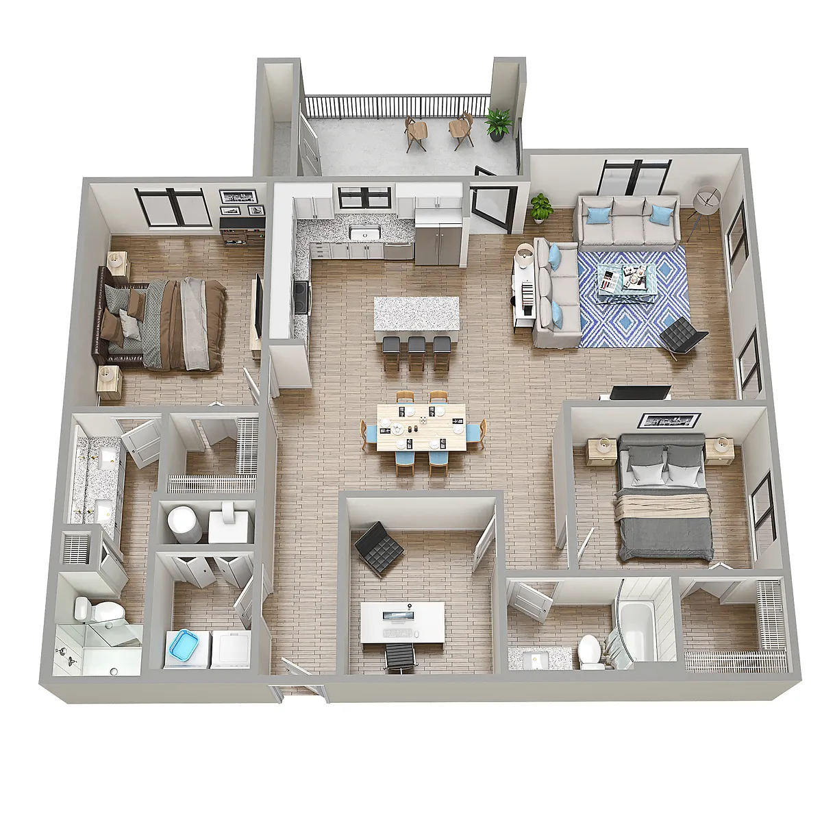 Floor plan C