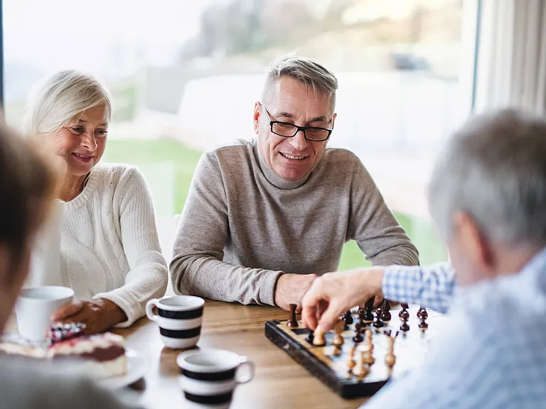 Group Playing Chess