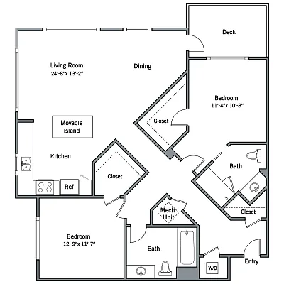 Floor plan Plan 2ZH