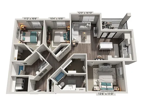 Floor plan C4