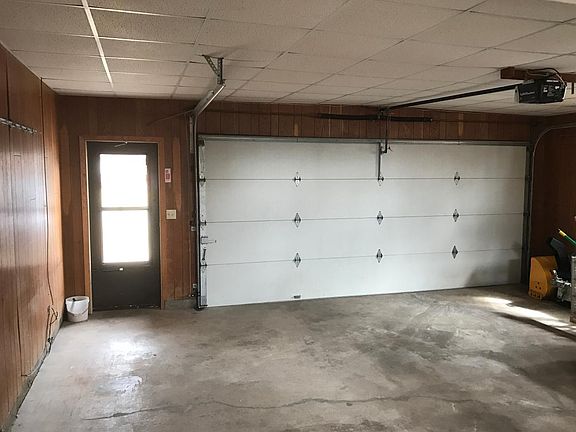 Oversized double attached garage.