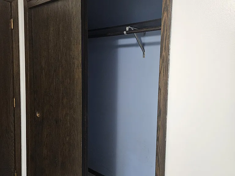 Inside closet of bedroom #3