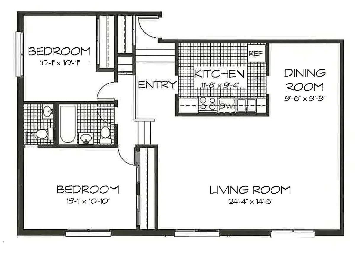 Floor plan TEN25