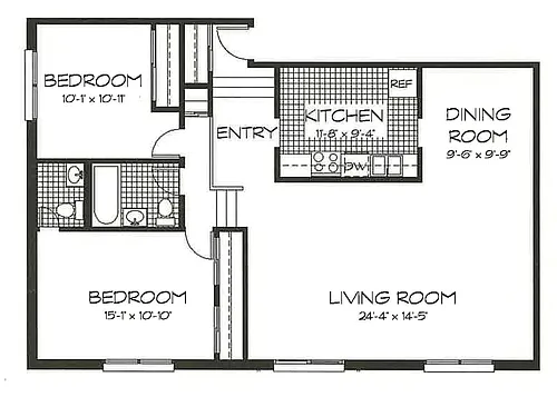 Floor plan TEN25