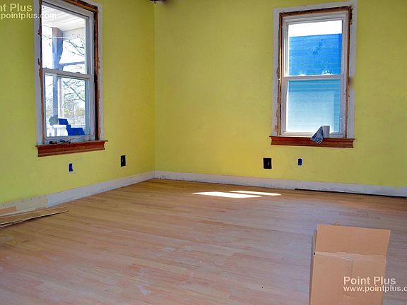 Photos are during renovation