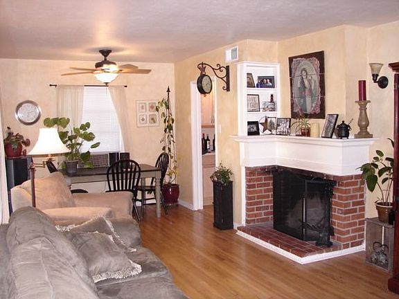 Wood Burning Fireplace