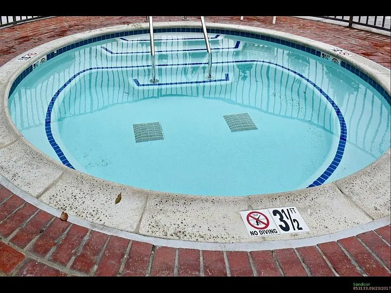 One of the 2 community hot tub spas